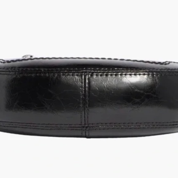 BNWT Marc Jacobs Black Leather Crescent Bag - Picture 6 of 7